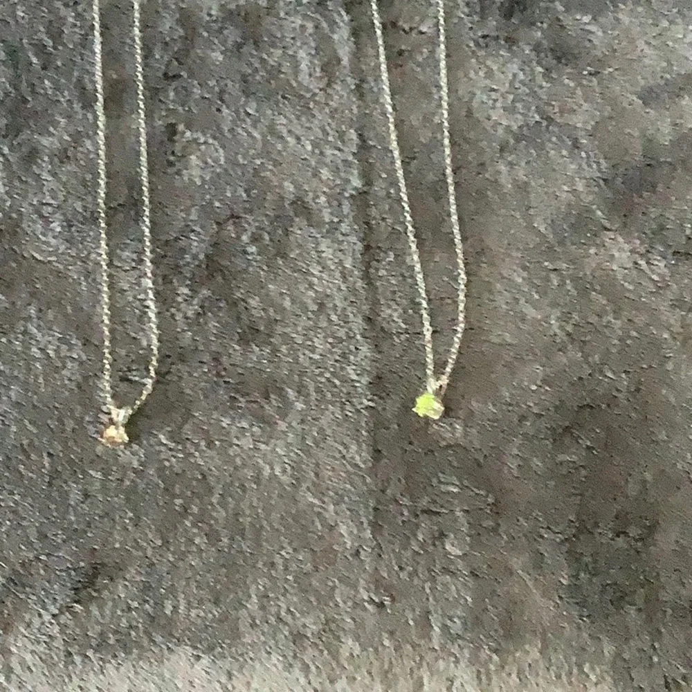 NWT Set of 2 EFFY pendant necklaces: Peridot and Mystic Topaz - Picture 2 of 13